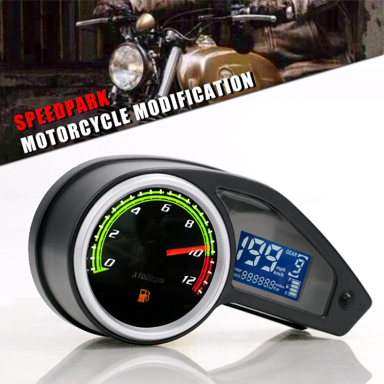 Motorcycle Universal Retrofit Speed Instrument LCD Mileage - Electrical Instruments by PMC Jewellery | Online Shopping South Africa | PMC Jewellery | Buy Now Pay Later Mobicred