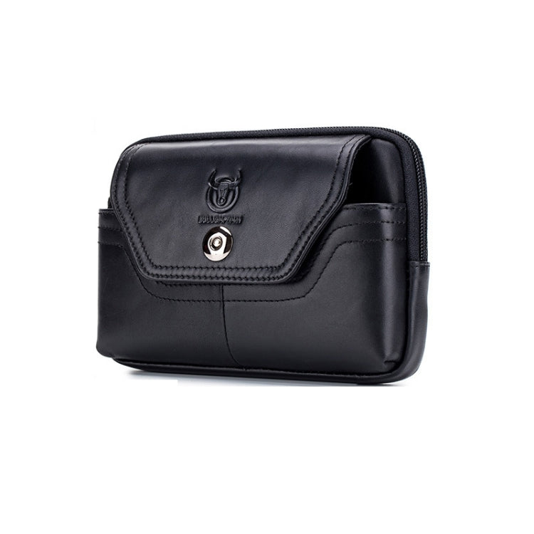 BULL CAPTAIN  Leather Multifunctional Waist Bag For Men(Black-04) - free shipping - PMC TechLife - Order now!