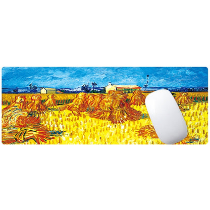 400x900x5mm Locked Am002 Large Oil Painting Desk Rubber Mouse Pad(Starry Night) - Mouse Pads by PMC Jewellery | Online Shopping South Africa | PMC Jewellery | Buy Now Pay Later Mobicred