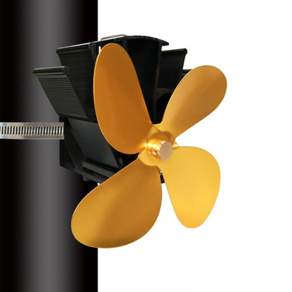 YL603 Thermodynamic Magnetless Wall Mounted Fireplace Fan(Gold) - Fireplace Fan by PMC Jewellery | Online Shopping South Africa | PMC Jewellery | Buy Now Pay Later Mobicred