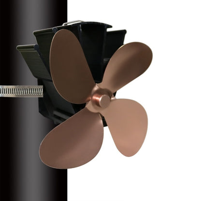 YL603 Thermodynamic Magnetless Wall Mounted Fireplace Fan(Bronze) - Fireplace Fan by PMC Jewellery | Online Shopping South Africa | PMC Jewellery | Buy Now Pay Later Mobicred