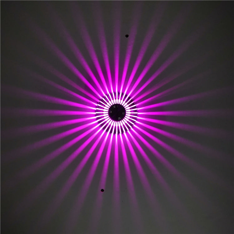 LED Aluminum Aisle Light Sunflower Corridor Lamp Decorative Light, Power source: Visible Installation 1W(Purple) - free shipping - PMC TechLife - Order now!