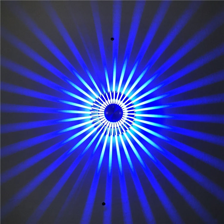 LED Aluminum Aisle Light Sunflower Corridor Lamp Decorative Light, Power source: Invisible Installation 3W(Blue) - Novelty Lighting by PMC TechLife | Online Shopping South Africa | PMC TechLife | Buy Now Pay Later Mobicred