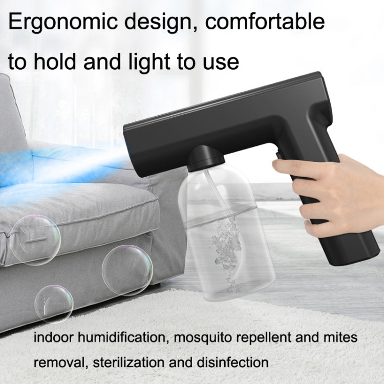 R2 Handheld Portable Blue Light Nano Spray Sterilizer(Black) - Disinfector by PMC TechLife | Online Shopping South Africa | PMC TechLife