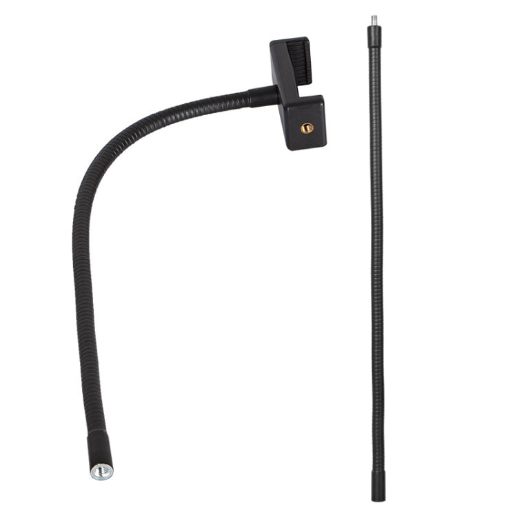 40cm Live Broadcast Bracket Extension Hose Tripod Accessories,Style: Hose+PTZ+Rotatable Phone Clip - Stand by PMC Jewellery | Online Shopping South Africa | PMC Jewellery | Buy Now Pay Later Mobicred