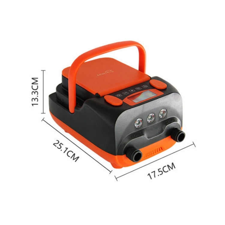 STERMAY SUP Paddle Board 16PSI LCD Display Rubber Boat Air Pump(EU Plug) - Inflatable Pump by STERMAY | Online Shopping South Africa | PMC TechLife