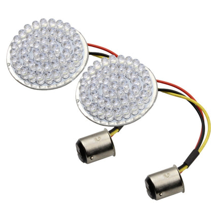 2 PCS Motorcycle LED Signal Steering Lamp For Dyna(White Light 1156 Without Lampshade) - Signal Lights by PMC Jewellery | Online Shopping South Africa | PMC Jewellery | Buy Now Pay Later Mobicred