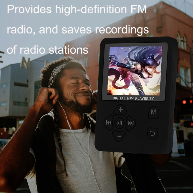 T69 Card Lyrics Synchronization Lossless Sound Quality MP4 Player, Style: Cross Button(White) - MP4 Player by PMC TechLife | Online Shopping South Africa | PMC TechLife | Buy Now Pay Later Mobicred