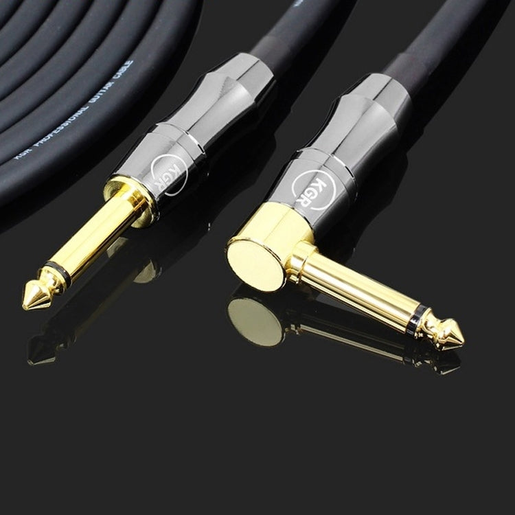 KGR Guitar Cable Keyboard Drum Audio Cable, Specification: 1m(Elbow Straight Jack) - Instrument Audio Cables by KGR | Online Shopping South Africa | PMC Jewellery | Buy Now Pay Later Mobicred