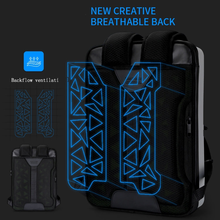 PC Hard Shell Computer Bag Gaming Backpack For Men, Color: Single-layer Black - Backpack by PMC Jewellery | Online Shopping South Africa | PMC Jewellery | Buy Now Pay Later Mobicred