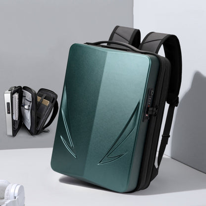 PC Hard Shell Computer Bag Gaming Backpack For Men, Color: Double-layer Green - Backpack by PMC Jewellery | Online Shopping South Africa | PMC Jewellery | Buy Now Pay Later Mobicred