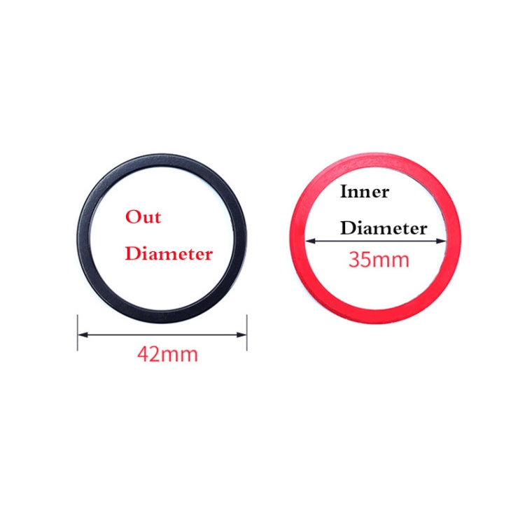 10 PCS FMFXTR Bicycle BB Middle Shaft Flying Wheel Cushion, Thickness: 2mm (Black) - Cap Component by FMFXTR | Online Shopping South Africa | PMc TechLife | Buy Now Pay Later Mobicred