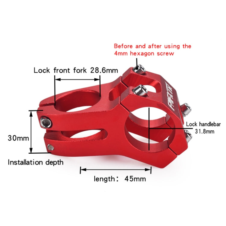 FMFXTR Mountain Bike Stem Tap Accessories Bicycle Hollow Riser(Silver) - Bicycle Grips by FMFXTR | Online Shopping South Africa | PMC TechLife | Buy Now Pay Later Mobicred