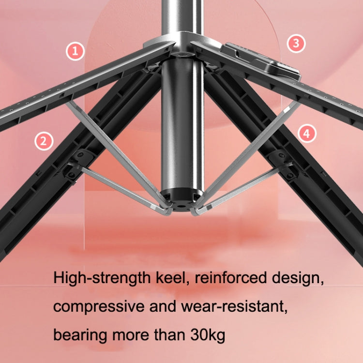Phone Live Bracket Bluetooth Selfie Tripod, High: 104CM (Aluminum Alloy + Single Fill Light) - Selfie Sticks by PMC TechLife | Online Shopping South Africa | PMC TechLife | Buy Now Pay Later Mobicred