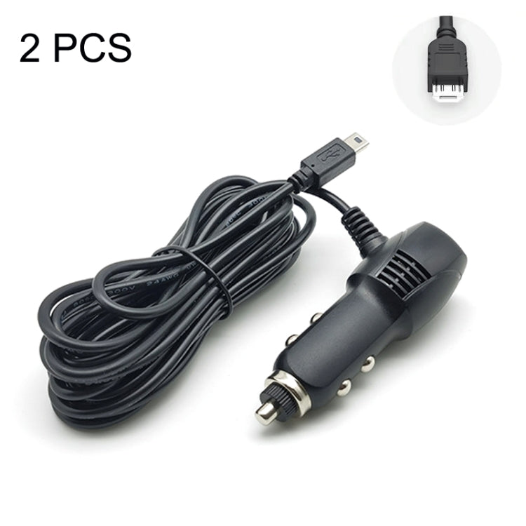 2 PCS Car Charger Driving Recorder Supply Line, Style: 1A+2A(Android Straight Head) - Cables & Connectors by PMC Jewellery | Online Shopping South Africa | PMC Jewellery | Buy Now Pay Later Mobicred