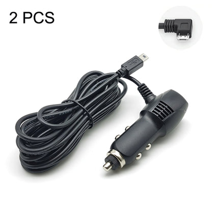 2 PCS Car Charger Fast Charging Driving Recorder Supply Line, Style: 1.5A+2.4A(Android Right Bend) - Cables & Connectors by PMC Jewellery | Online Shopping South Africa | PMC Jewellery | Buy Now Pay Later Mobicred