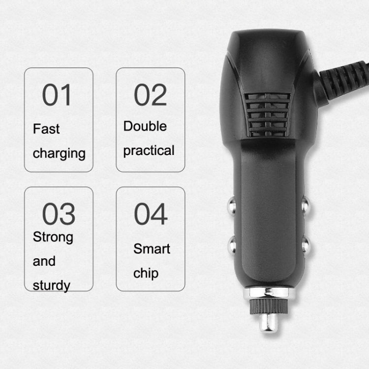 2 PCS Car Charger Fast Charging Driving Recorder Supply Line, Style: 1.5A+2.4A(Mini Straight Head) - Cables & Connectors by PMC Jewellery | Online Shopping South Africa | PMC Jewellery | Buy Now Pay Later Mobicred