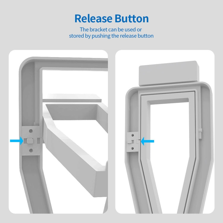 JYS-OC002 VR Bracket Desktop Storage Rack For Oculus Quest 2(White) - VR Accessories by PMC TechLife | Online Shopping South Africa | PMC TechLife | Buy Now Pay Later Mobicred