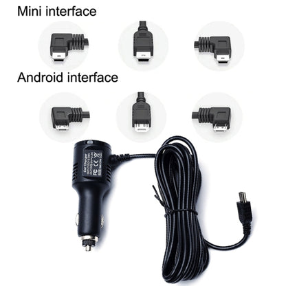 2PCS JY-032 USB Digital Display Fast Charge Car Charger, Style: 3.5A + QC3.0(Mini Straight Head) - Cables & Connectors by PMC Jewellery | Online Shopping South Africa | PMC Jewellery | Buy Now Pay Later Mobicred