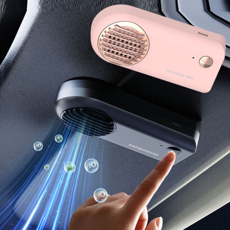 Car Mini Air Purifier Toilet Deodorant Shoe Cabinet Sterilizer(Pink) - Air Purifier by PMC Jewellery | Online Shopping South Africa | PMC Jewellery | Buy Now Pay Later Mobicred