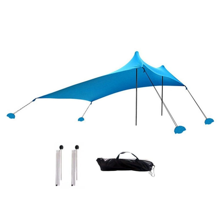 Outdoor Beach Lycra Canopy Camping Tent Sunshade Fishing Tent, Size: 210x160x150cm(Blue) - Tents & Accessories by PMC Jewellery | Online Shopping South Africa | PMC Jewellery