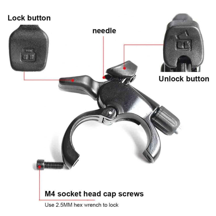 FMFXTR Bicycle Aluminum Alloy Front Fork Wire Controller, Style: B Model+Wire Core - Front Fork by FMFXTR | Online Shopping South Africa | PMc TechLife | Buy Now Pay Later Mobicred