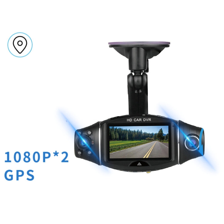 R310F Dual-lens 1080P Network Car Driving Recorder Auto Camera, Style: Without Card(Without GPS) - Car DVRs by PMC Jewellery | Online Shopping South Africa | PMC Jewellery | Buy Now Pay Later Mobicred