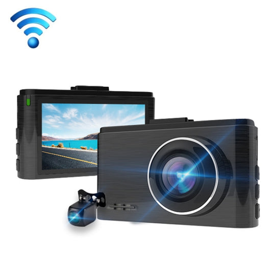 KG390 3 Inch IPS Screen TS Stream WIFI HD Driving Recorder, Style:, Sort by color: Dual Record - Car DVRs by PMC Jewellery | Online Shopping South Africa | PMC Jewellery | Buy Now Pay Later Mobicred