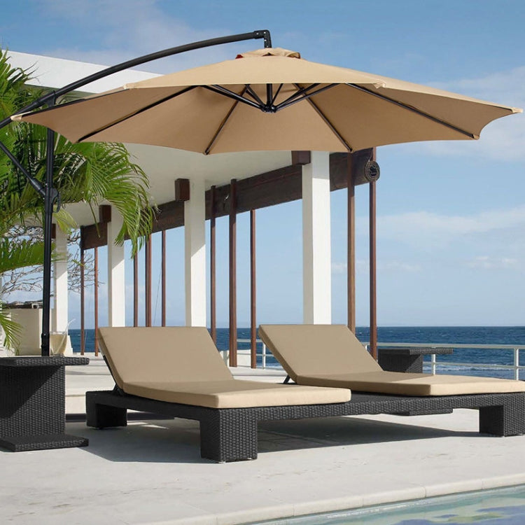 Polyester Parasol Replacement Cloth Round Garden Umbrella Cover, Size: Diameter 2m  6 Ribs(Black) - Patio Umbrella by PMC TechLife | Online Shopping South Africa | PMC TechLife | Buy Now Pay Later Mobicred