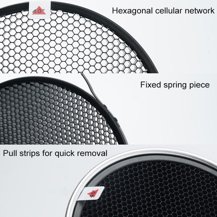 GODOX SN1002 Honeycomb Mesh Reflector Light Effect Accessory For 17cm Standard Cover, Density: 50�� - free shipping - PMC TechLife - Order now!
