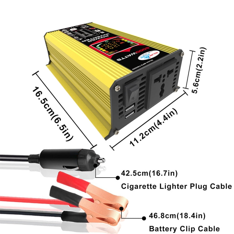 Tang 3 Generations Home Solar Generator Inverter+30A Controller+18W 12V Solar Panel, Specification: Yellow 12V To 220V - Modified Square Wave by PMC Jewellery | Online Shopping South Africa | PMC Jewellery | Buy Now Pay Later Mobicred