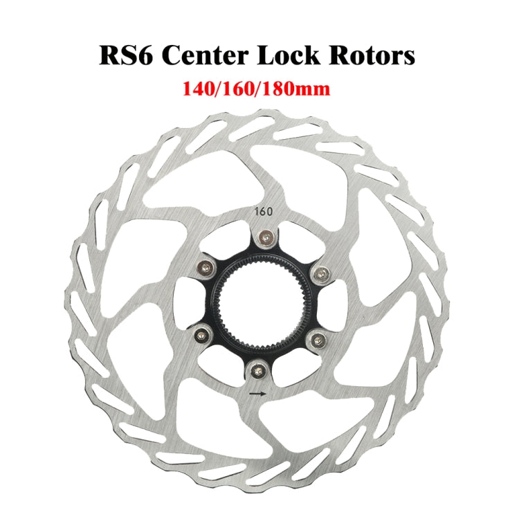 RACEWORK RS6 Mountain Bike Mid-lock Discs, Diameter: 160mm - Bicycle Brake Parts by RACEWORK | Online Shopping South Africa | PMC TechLife | Buy Now Pay Later Mobicred