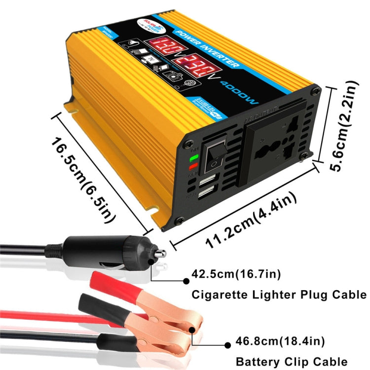 Solar Power System Inverter 30A Controller+18W 12V Solar Panel, Specification: Yellow 12V To 110V - Charger by PMC Jewellery | Online Shopping South Africa | PMC Jewellery | Buy Now Pay Later Mobicred