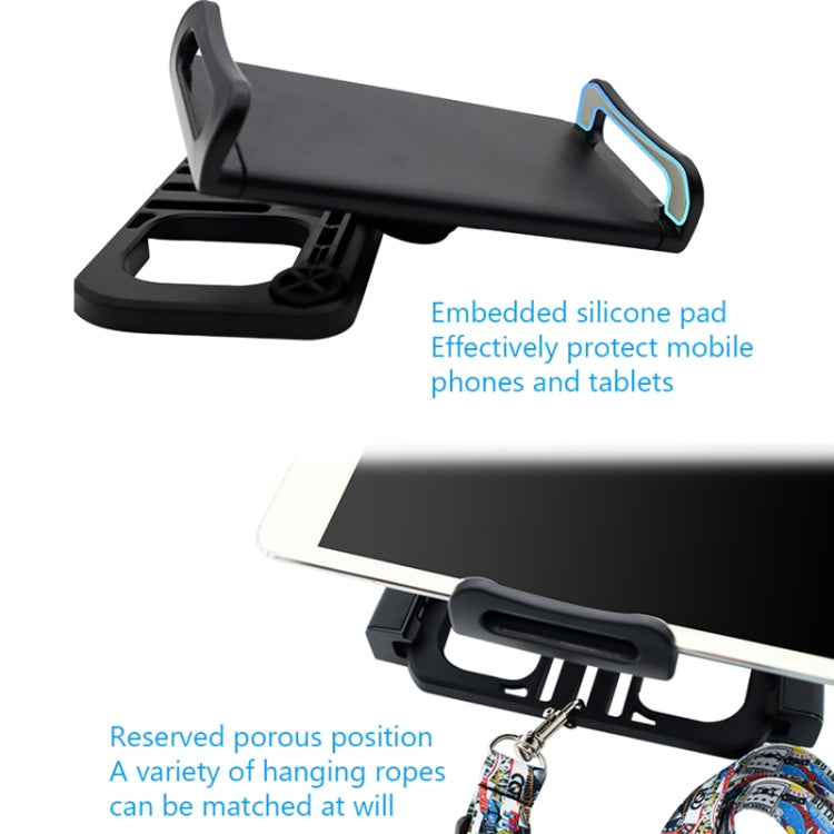 Drone Remote Controller Holder Tablet Extended Bracket Clip With Lanyard & 8 Pin Line - Holder Series by PMC TechLife | Online Shopping South Africa | PMC TechLife | Buy Now Pay Later Mobicred