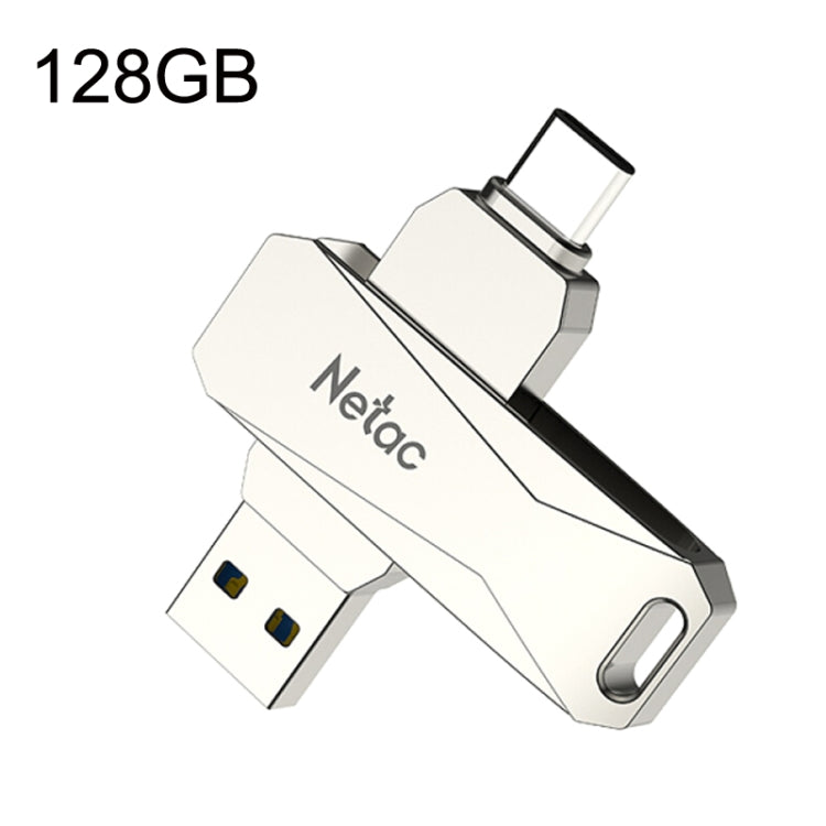 Netac U782C Type-C Dual Interface High-Speed Metal Computer USB Flash Drive, Capacity: 128GB - USB Flash Drives by Netac | Online Shopping South Africa | PMC Jewellery | Buy Now Pay Later Mobicred