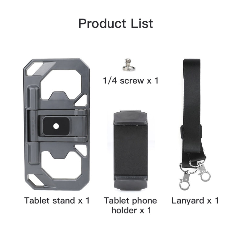 RCSTQ Remote Control Tablet Holder for DJI Mini 3 Pro/Mavic 3 /Mini SE,Style: With Lanyard - Holder Series by RCSTQ | Online Shopping South Africa | PMC Jewellery | Buy Now Pay Later Mobicred