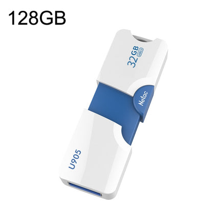 Netac U905 High Speed USB3.0 Retractable Car Music Computer USB Flash Drive, Capacity: 128GB - USB Flash Drives by Netac | Online Shopping South Africa | PMC Jewellery | Buy Now Pay Later Mobicred