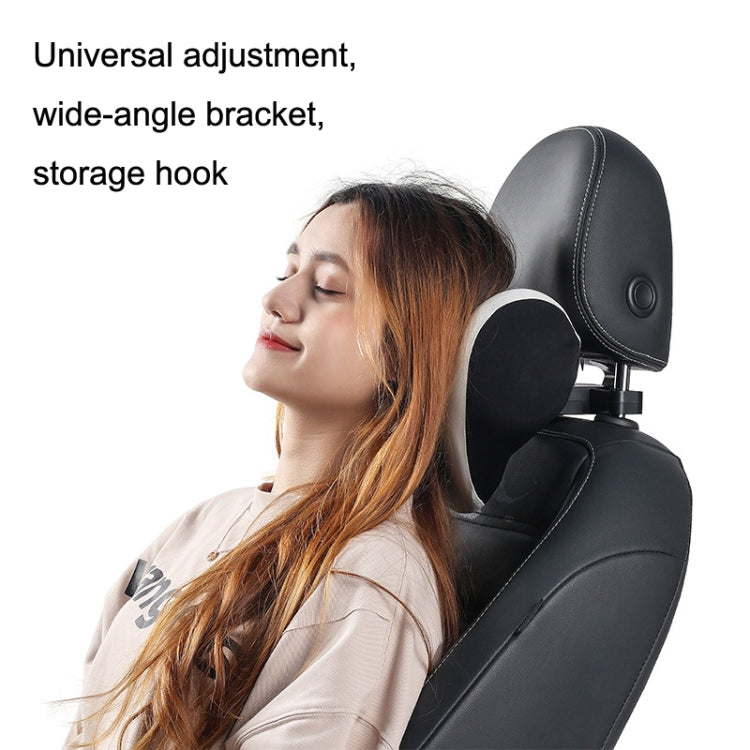 A09 Car Seat Headrest Memory Foam Comfortable Neck Pillow, Style: With Stand (Black) - Seat Accessories by PMC TechLife | Online Shopping South Africa | PMC TechLife | Buy Now Pay Later Mobicred