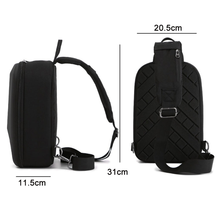 Drone Accessories Storage Crossbody Bag For DJI Mavic Air 2/Air 2S(Black) - Backpacks & Bags by PMC Jewellery | Online Shopping South Africa | PMC Jewellery