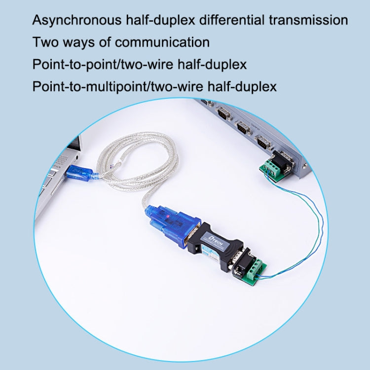 DTECH DT-9000 Passive Bidirectional RS232 To RS485 Serial Communication Protocol Module Converter - free shipping - PMC TechLife - Order now!