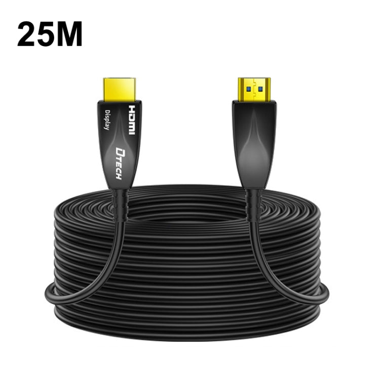 DTECH HDMI 2.0 Version Fiber Optical Line 4K 60Hz Large Screen TV Engineering Wiring, Length: 25m - free shipping - PMC Jewellery - Order now!
