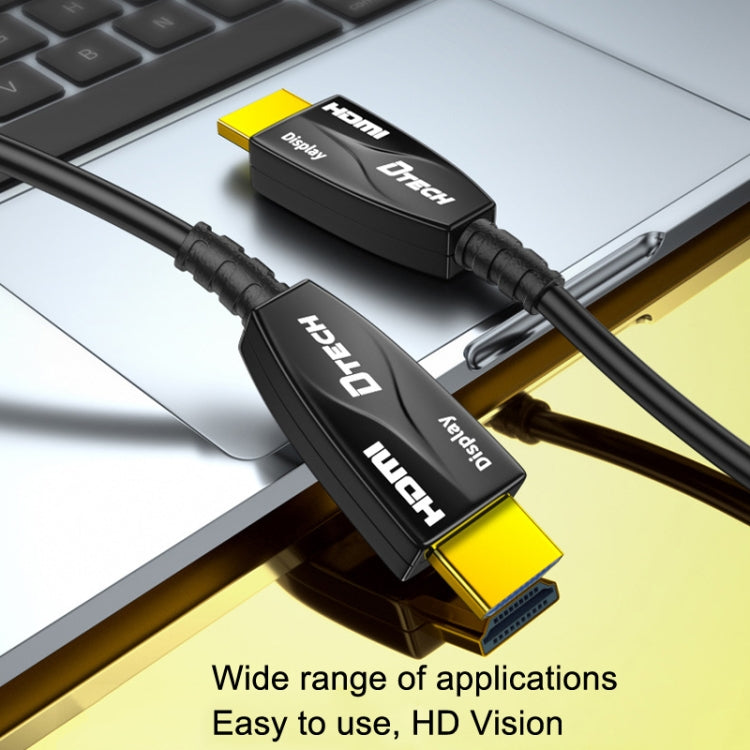DTECH HDMI 2.0 Version Fiber Optical Line 4K 60Hz Large Screen TV Engineering Wiring, Length: 60m - free shipping - PMC Jewellery - Order now!