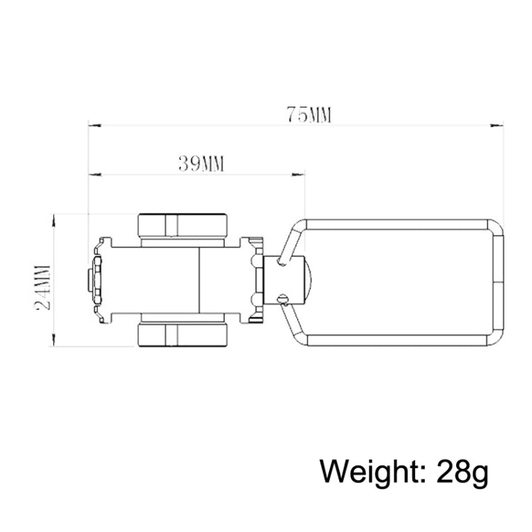 Outdoor Flat Gas Tank Outdoor Supplies Gas Tank Inflatable Valve(As Show) - Others by PMC Jewellery | Online Shopping South Africa | PMC Jewellery