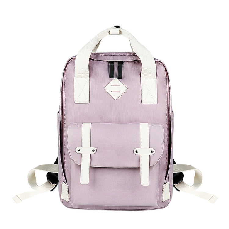 SJ05 Multifunctional Waterproof Laptop Bag, Size: 13 inch-15.6 inch(Light Purple) - Backpack by PMC Jewellery | Online Shopping South Africa | PMC Jewellery | Buy Now Pay Later Mobicred