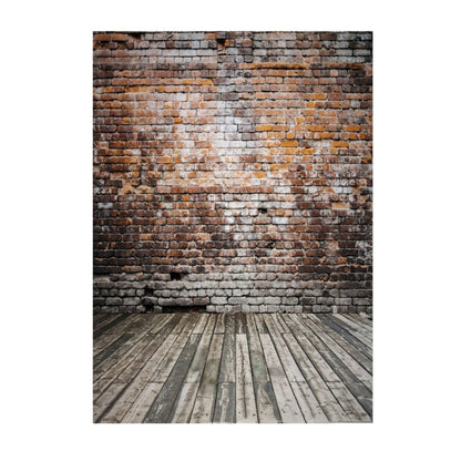 2.1m X 1.5m Brick Wall And Wooden Floor Photography Background - Brick Wall by PMC Jewellery | Online Shopping South Africa | PMC Jewellery