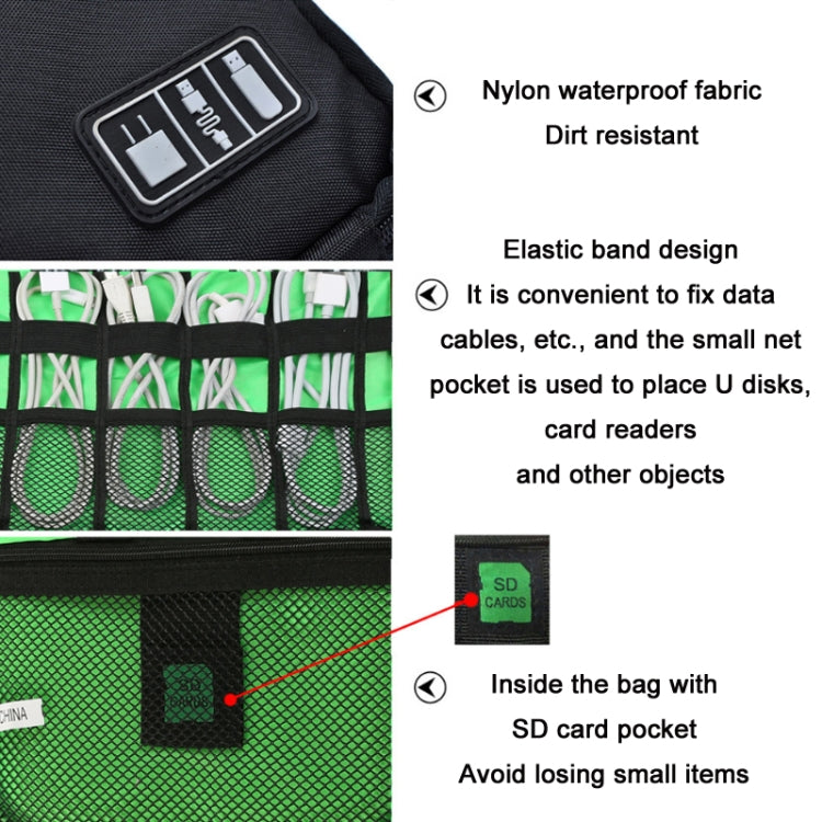 Multifunctional Portable Mobile Phone Digital Accessories U Disk Storage Bag, Color: Blue - Other by PMC TechLife | Online Shopping South Africa | PMC TechLife | Buy Now Pay Later Mobicred