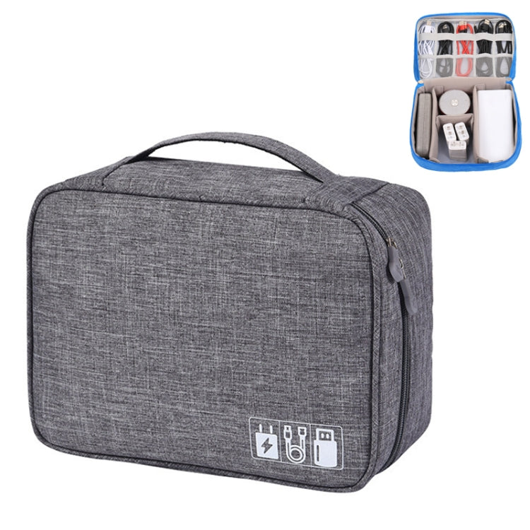 Multifunctional Cationic Digital U Disk Data Cable Storage Bag(Grey) - Other by PMC TechLife | Online Shopping South Africa | PMC TechLife | Buy Now Pay Later Mobicred