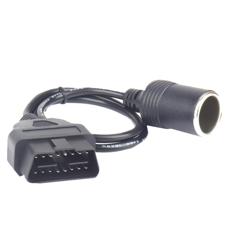 Car OBD To Cigarette Lighter Female Seat Driving Recorder Power Cord 60cm - Cigar Socket by PMC Jewellery | Online Shopping South Africa | PMC Jewellery | Buy Now Pay Later Mobicred