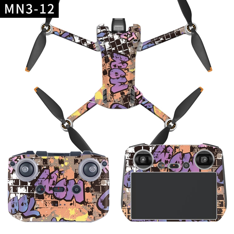 Flat Style Waterproof Anti-Scratch Sticker For DJI Mini 3 Pro RC-N1 Ordinary Version(Mn3-12) -  by PMC Jewellery | Online Shopping South Africa | PMC Jewellery | Buy Now Pay Later Mobicred