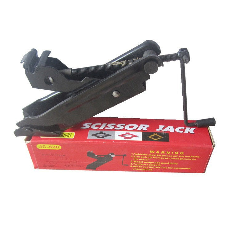 Portable Car Jack Z Type Hand Crank Tire Changing Tool(Black) - Car Jacks by PMC TechLife | Online Shopping South Africa | PMC TechLife | Buy Now Pay Later Mobicred